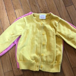 Two sweaters size 4 from Hannah Andersson.